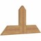 Ekena Millwork Portland Timber Gable Bracket, Western Red Cedar, 36"W x 18"H x 1 1/2"D x 5 1/2"F, 12/12 Pitch GBW036X18X0206POR00SWR - alternate 4